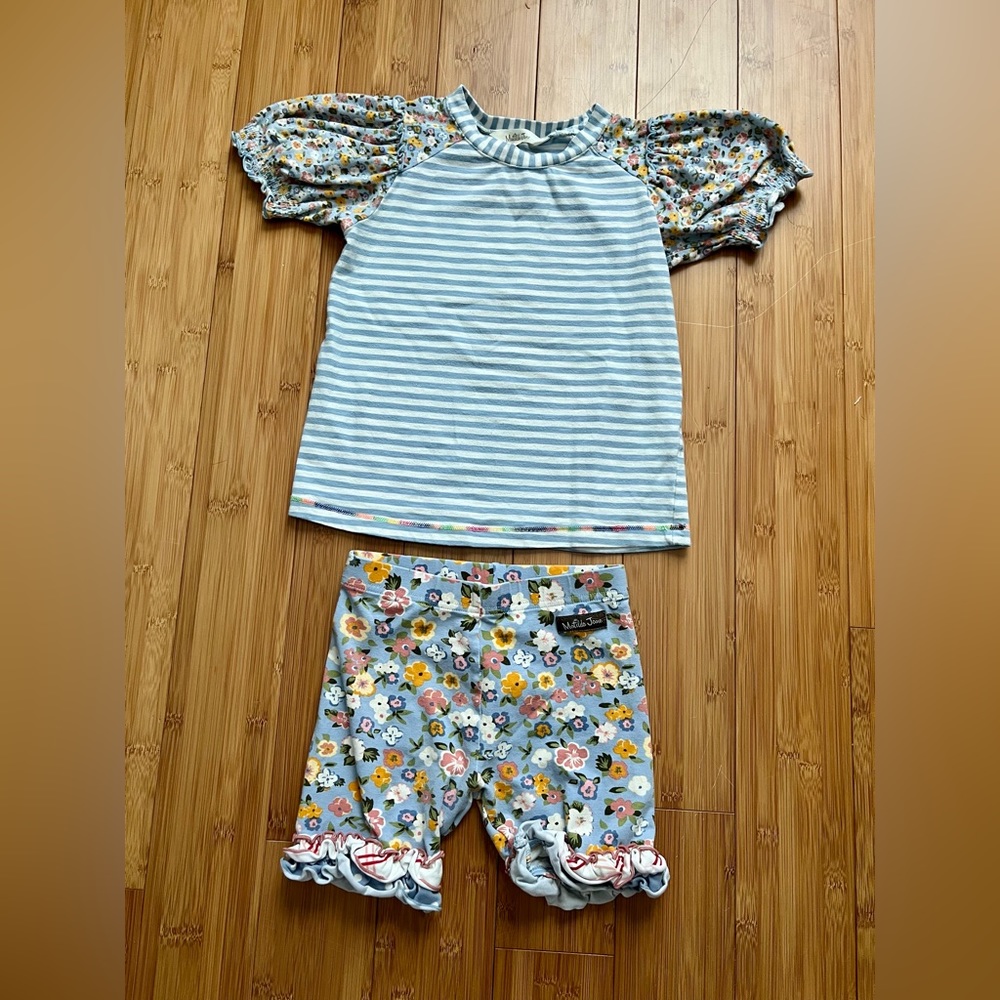 Matilda Jane Girl Matching Short and Top Set